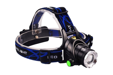Rechargeable headlamp Headlight Alu ZOOM T6 CREE LED afterglow 800m